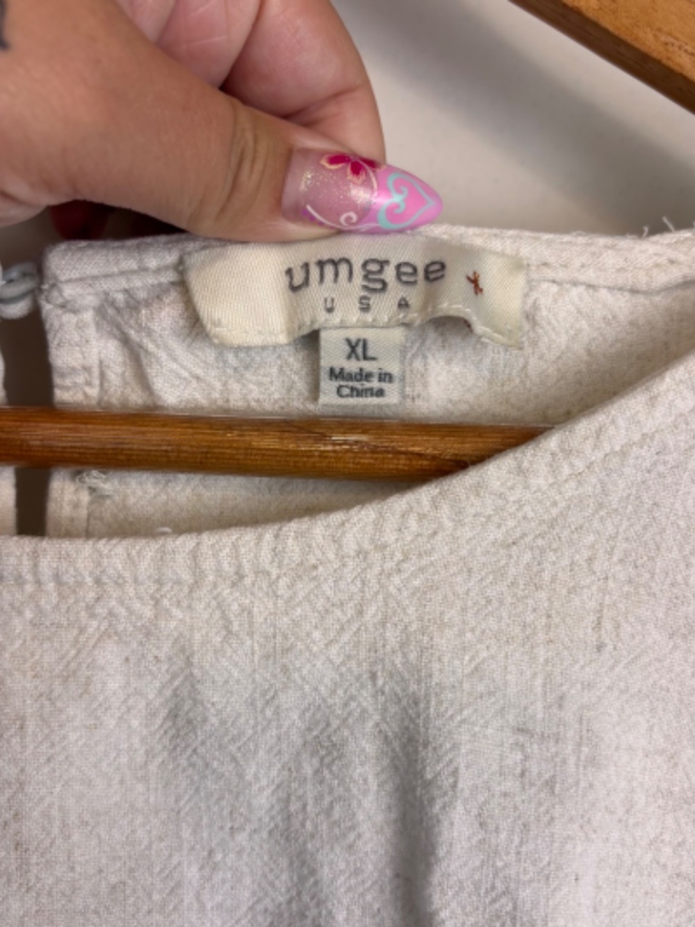 Umgee Peasant Blouse Cottage Boho Spring Top - Picture 2 of 6